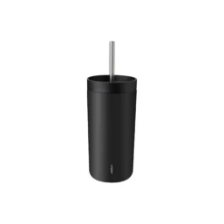 To Go Sip termokop med sugerør, soft black