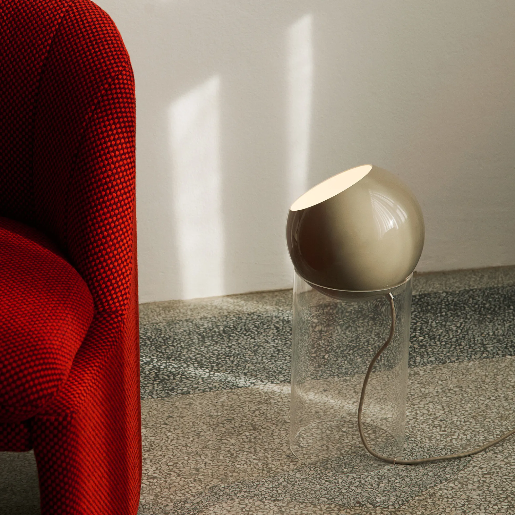 Topan VP14 Floor Lamp, grey beige