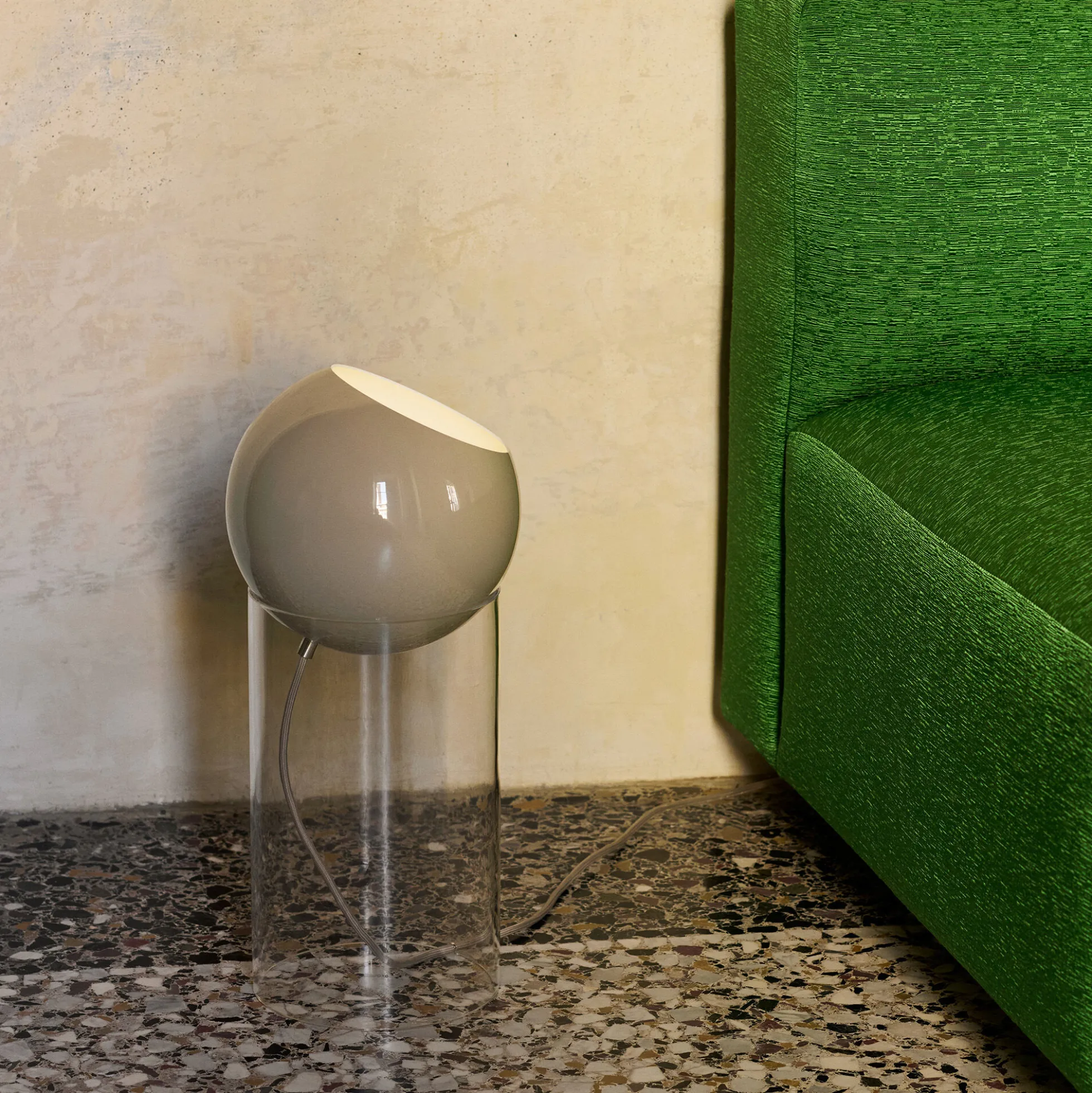 Topan VP14 Floor Lamp, grey beige