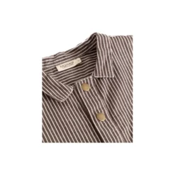 Tovan Shirt, dark brownie stripe