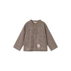 Tovan Shirt, dark brownie stripe