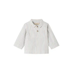 Tovas B Shirt, blue iris stripe