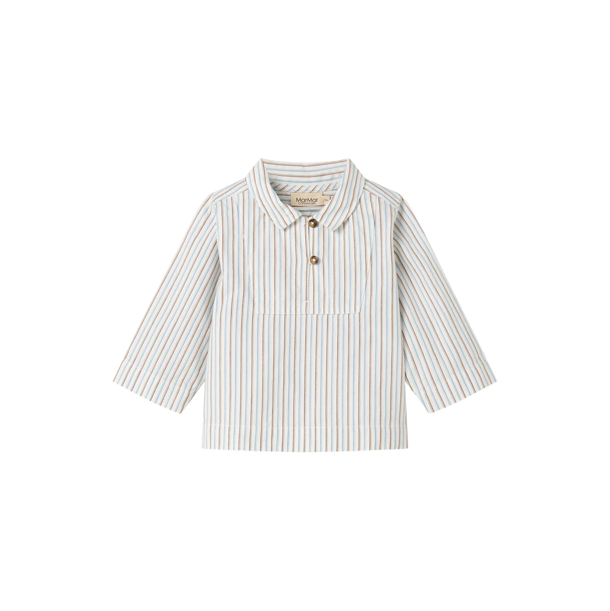 Tovas B Shirt, blue iris stripe