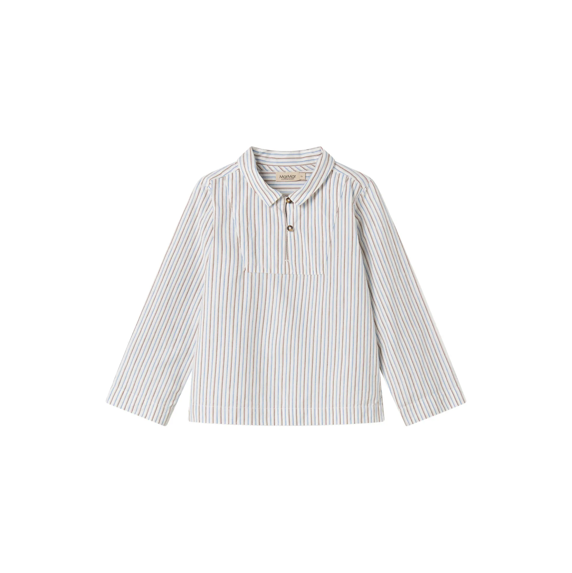 Tovas Shirt, blue iris stripe