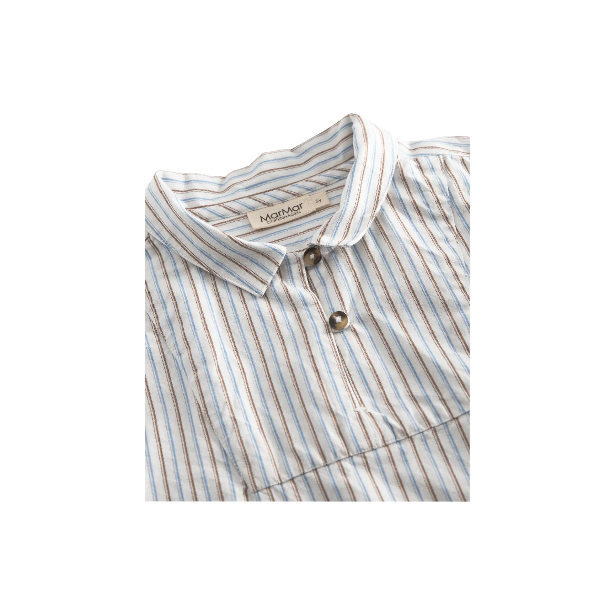 Tovas Shirt, blue iris stripe