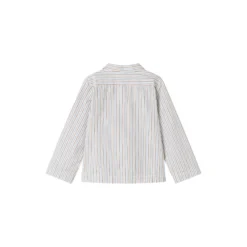 Tovas Shirt, blue iris stripe