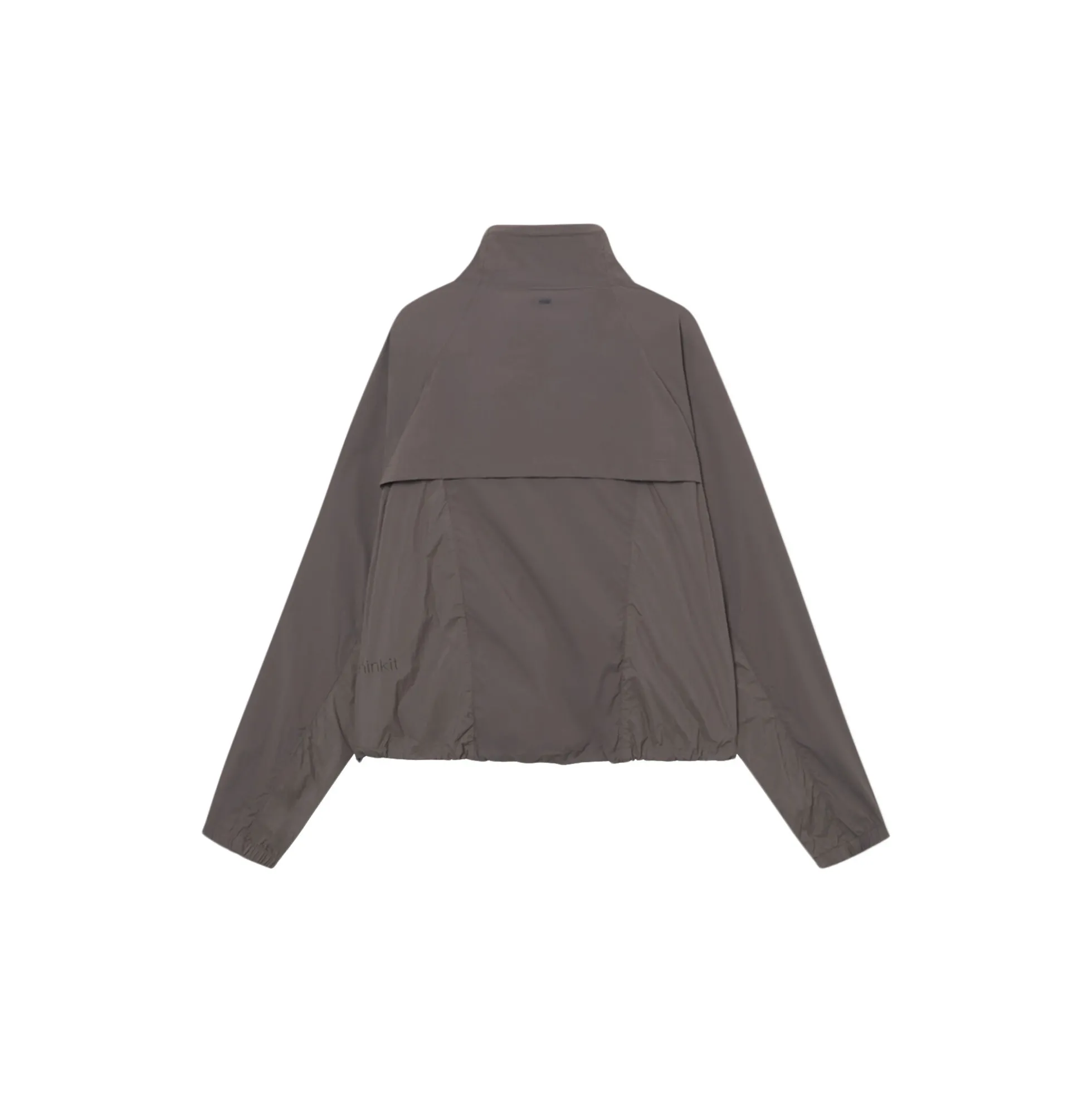 Track Jacket Oversized Kia, dark brown