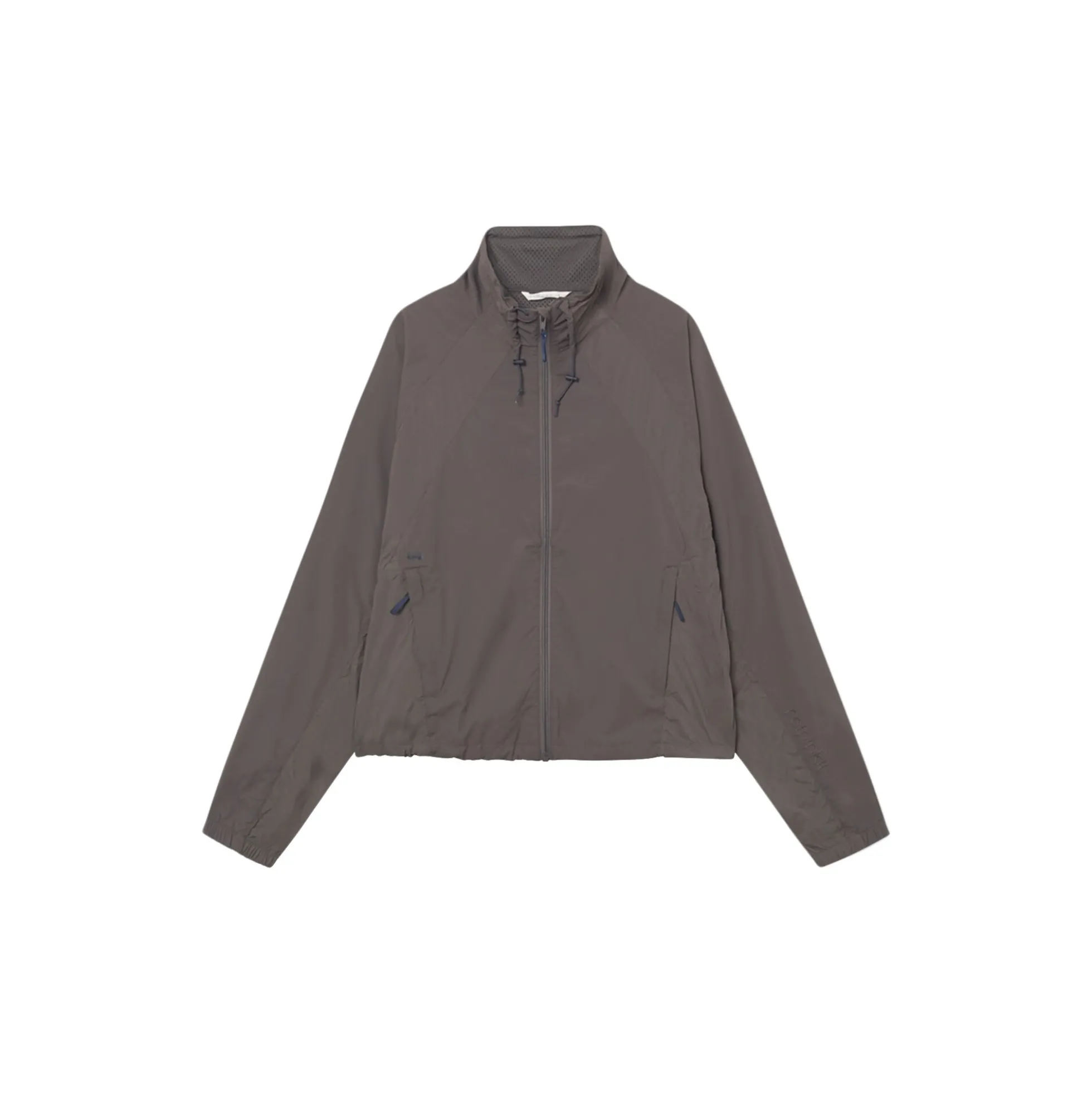 Track Jacket Oversized Kia, dark brown