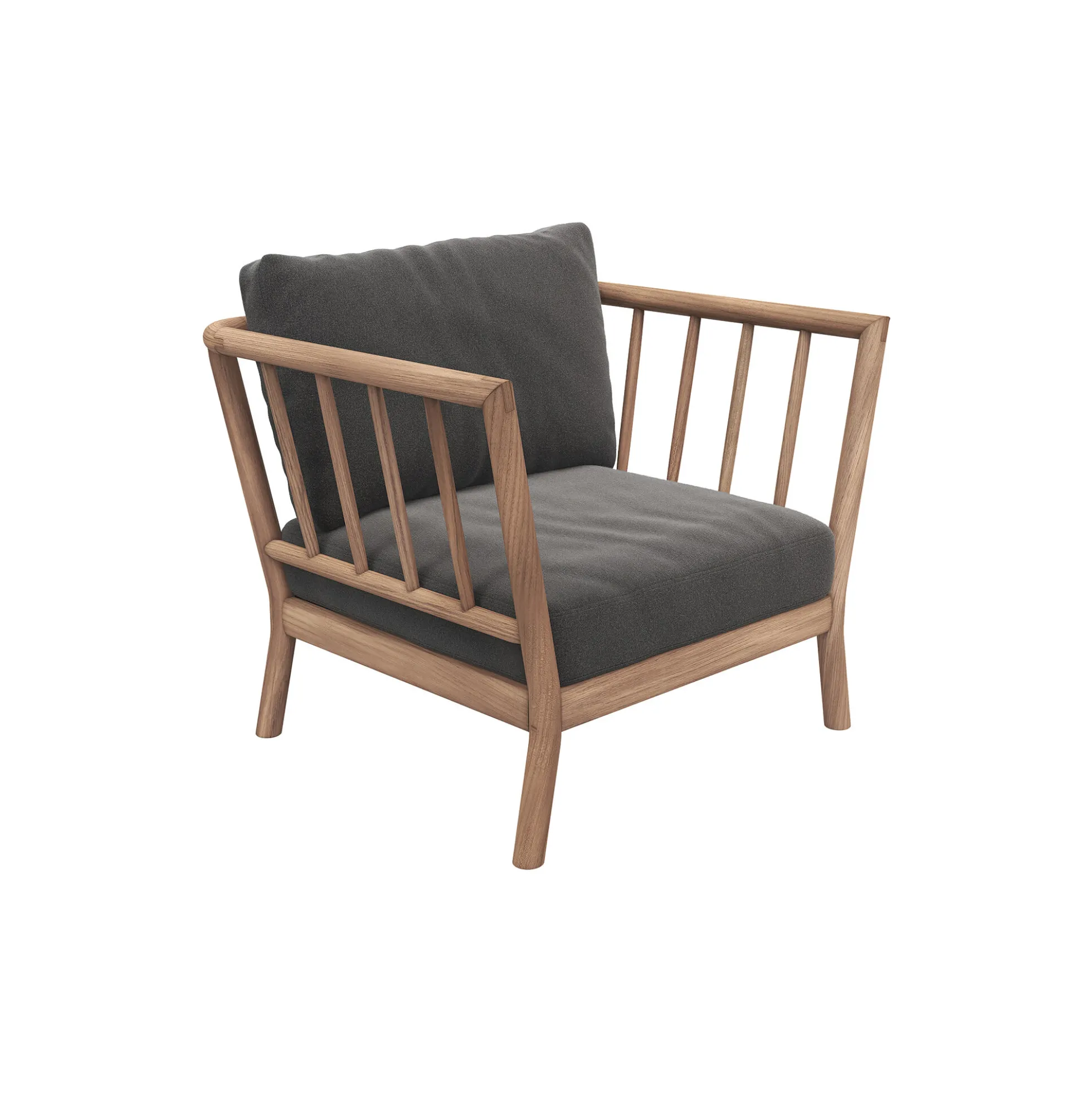 Tradition Lounge Chair, charcoal