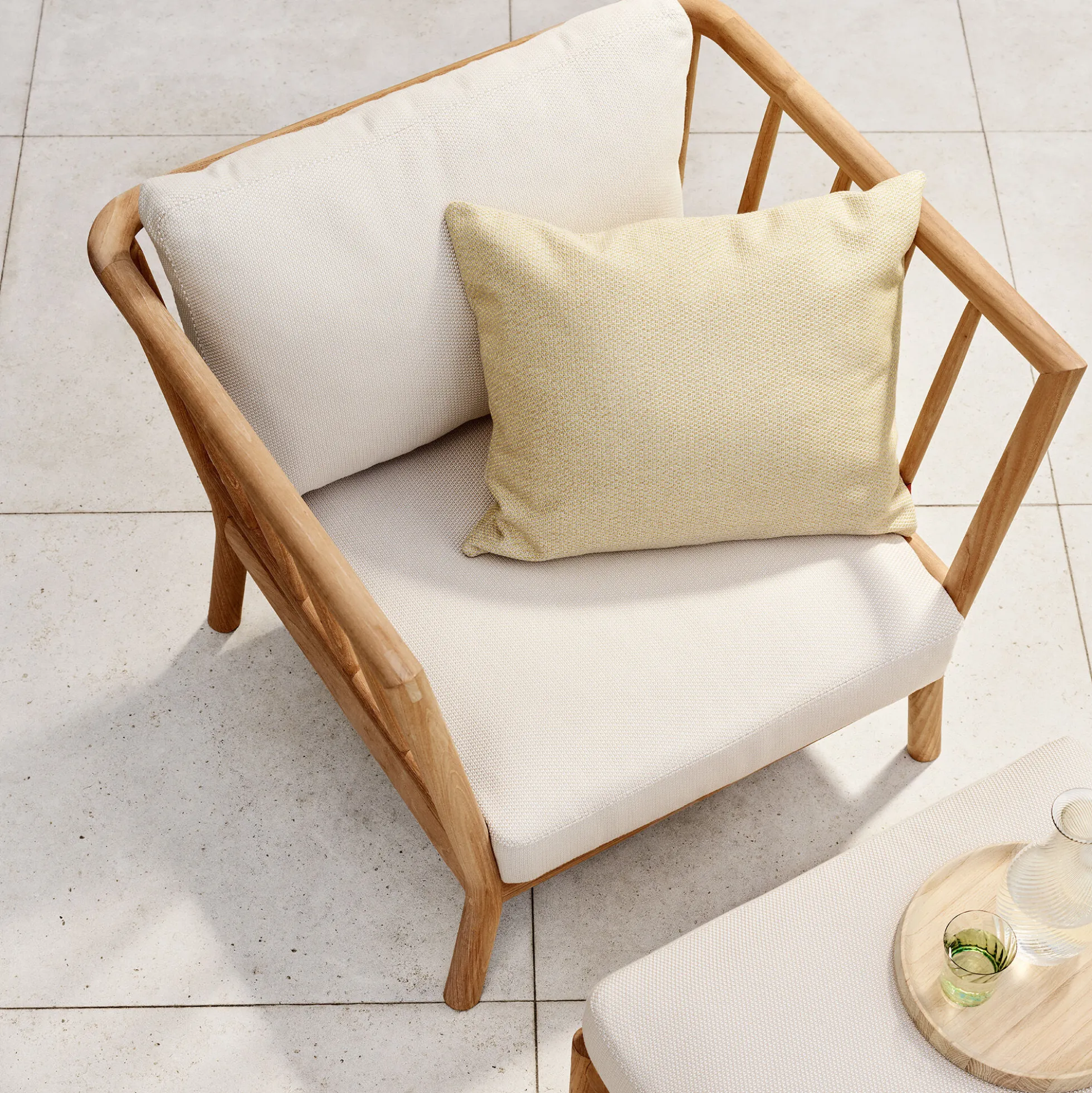 Tradition Pouf, light sand