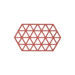 Triangles bordskåner, burned red