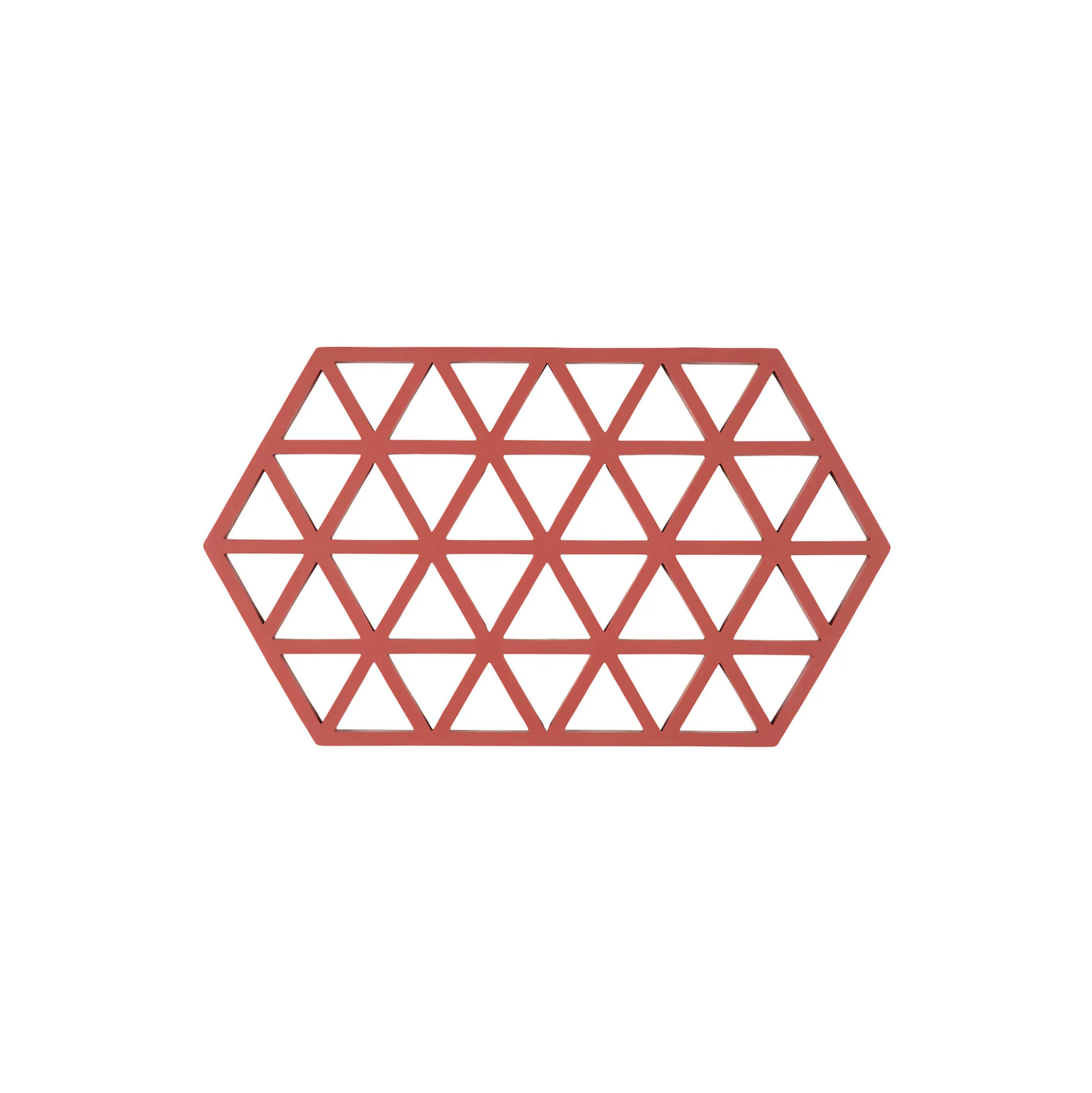 Triangles bordskåner, burned red
