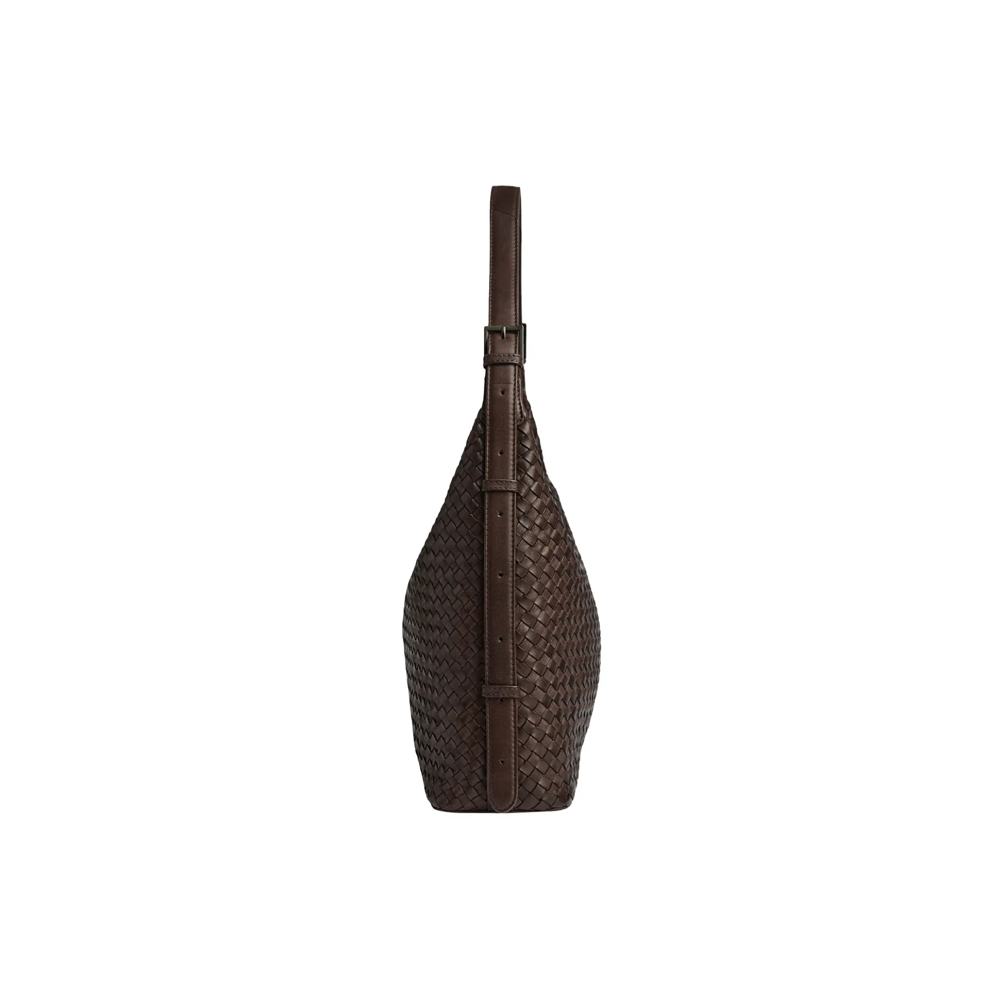 TribecaMBG Bag Weave, dark brown