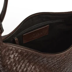 TribecaMBG Bag Weave, dark brown