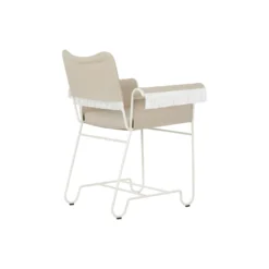 Tropique Dining Chair with Fringes, Udine Limonta 12/classic white
