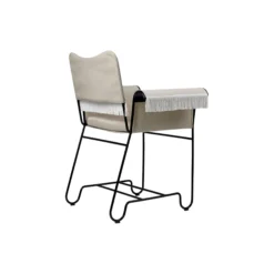 Tropique Dining Chair with Fringes, Leslie Limonta 12/classic black