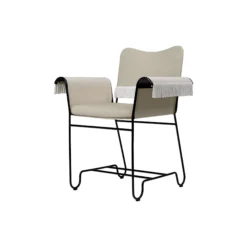 Tropique Dining Chair with Fringes, Leslie Limonta 12/classic black