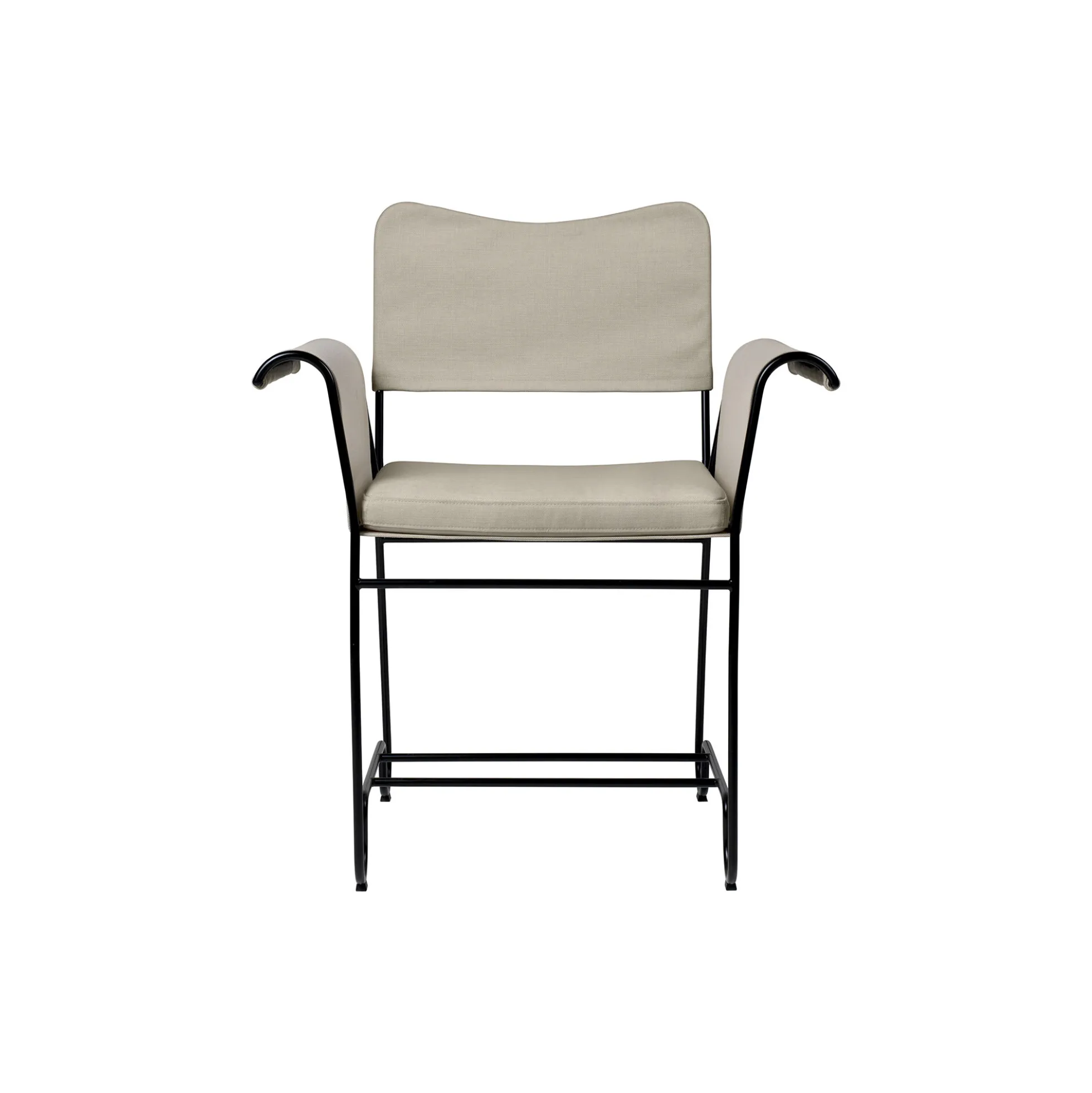 Tropique Dining Chair without Fringes, Udine Limonta 12/classic black