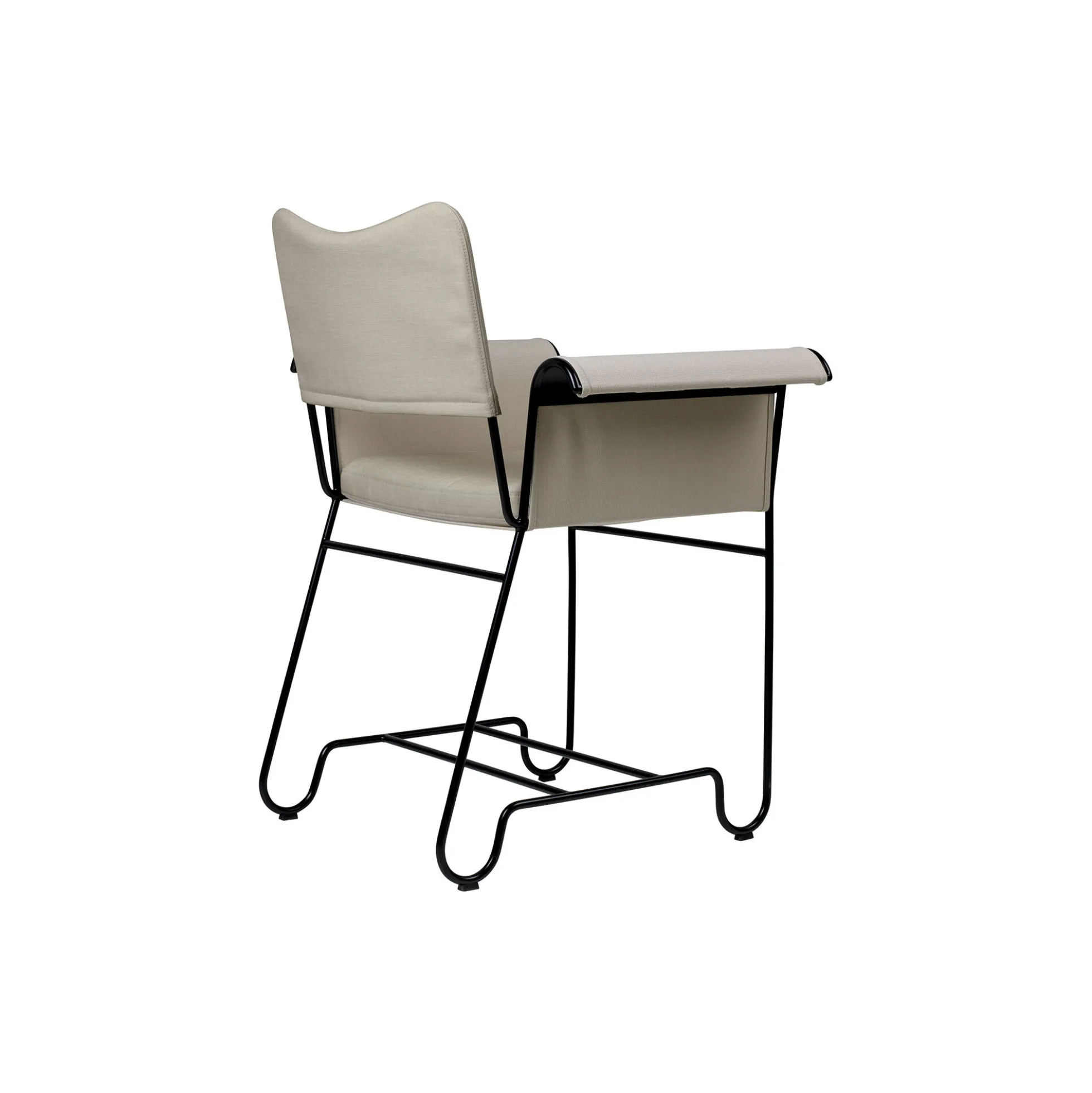 Tropique Dining Chair without Fringes, Udine Limonta 12/classic black