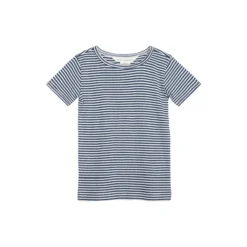 T-Shirt Stripe, navy/offwhite