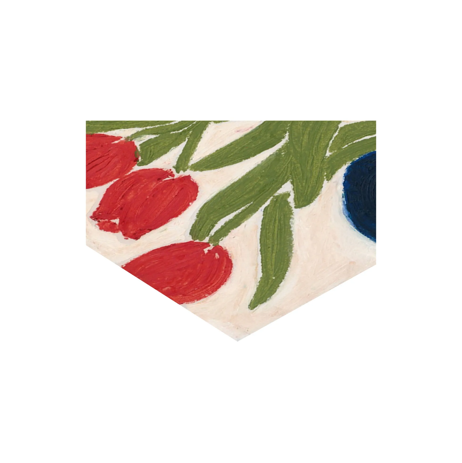 Tulips in a Blue Vase
