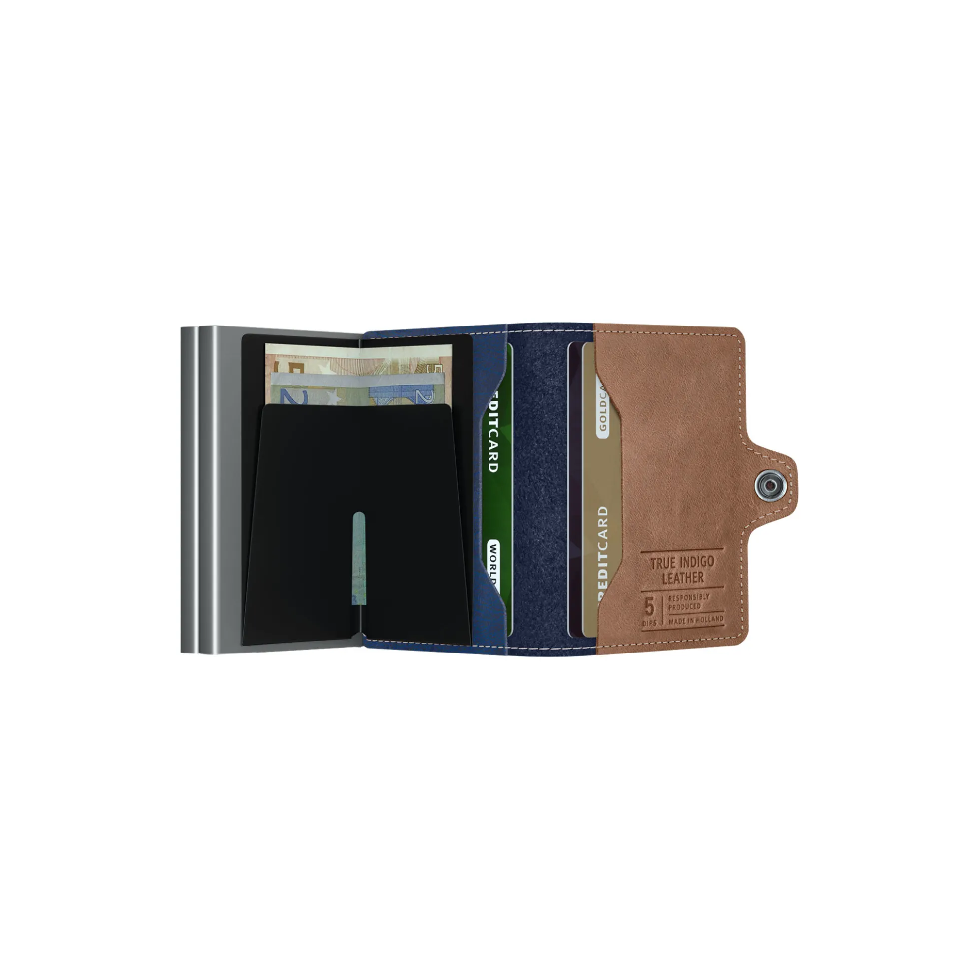 Twinwallet, indigo 5/titanium