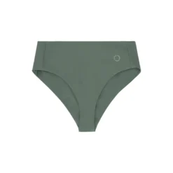 Ubud højtaljet bikinitrusse, army