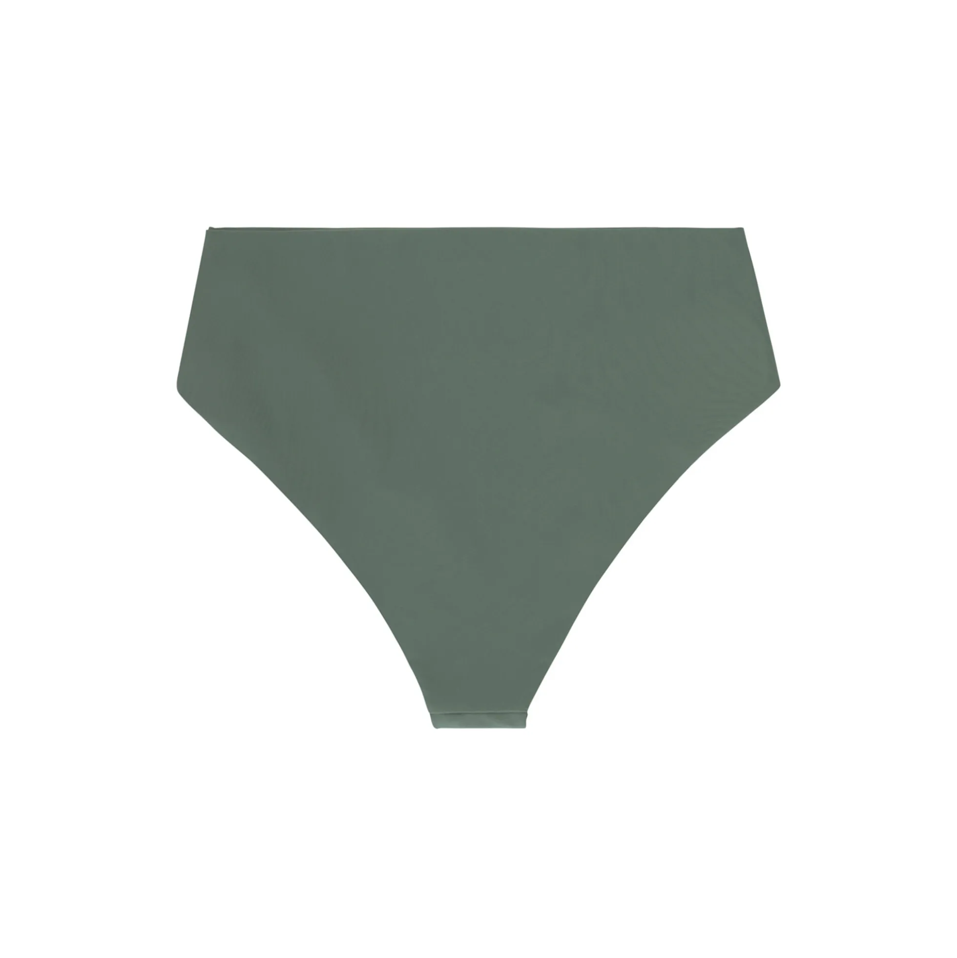 Ubud højtaljet bikinitrusse, army