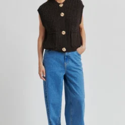 Ulrikke Knit Vest, chocolate torte