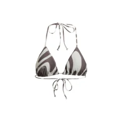 Uluwatu padded triangle bikini top printet, zebra hazel