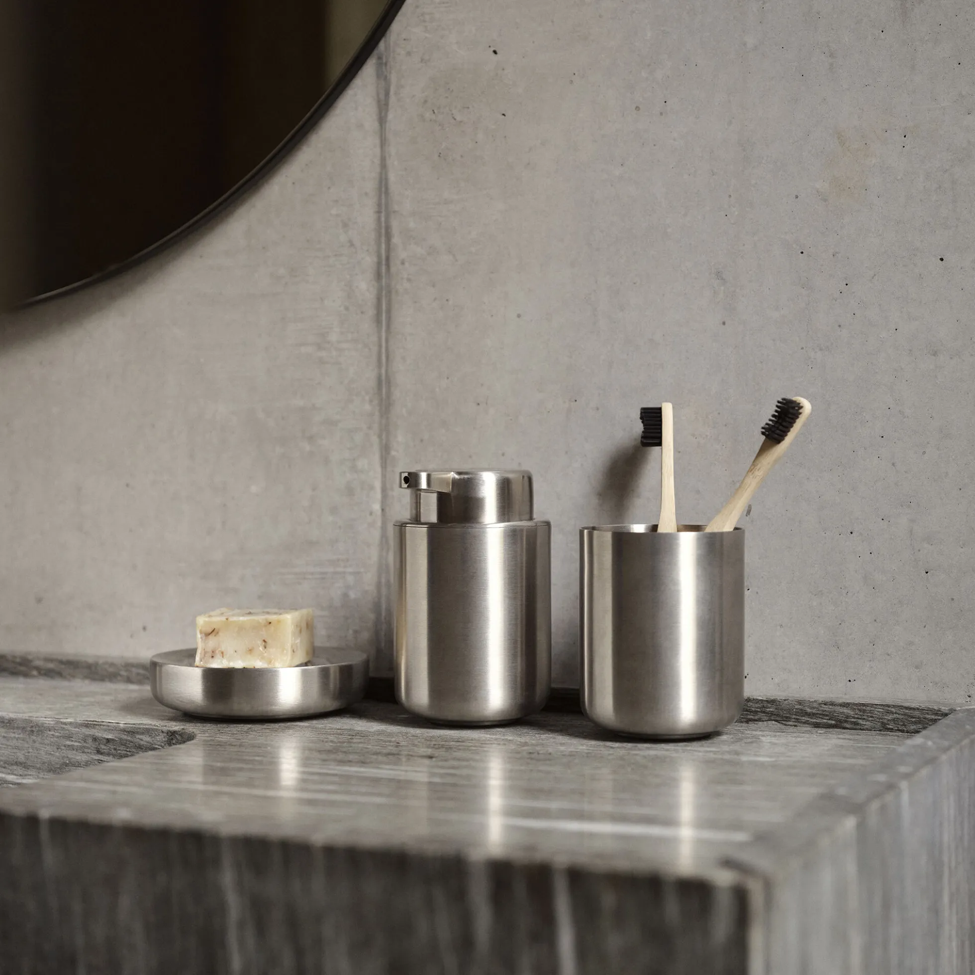Ume sæbedispenser, steel