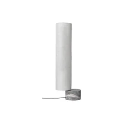 Unbound Floor Lamp, grey marble/canvas