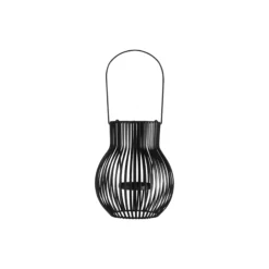 UPSIDE DOWN outdoor lantern, black