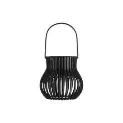 UPSIDE DOWN outdoor lantern, black