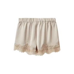 VADA LACE DETAILED SHORTS, feather gray