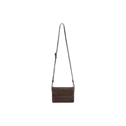 VanyaMBG Crossbody Bag Weave, dark brown