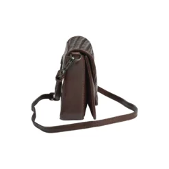 VanyaMBG Crossbody Bag Weave, dark brown
