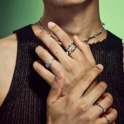 Vayu Ring, silver