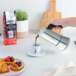 Venus espressokande 4 kopper, sølv