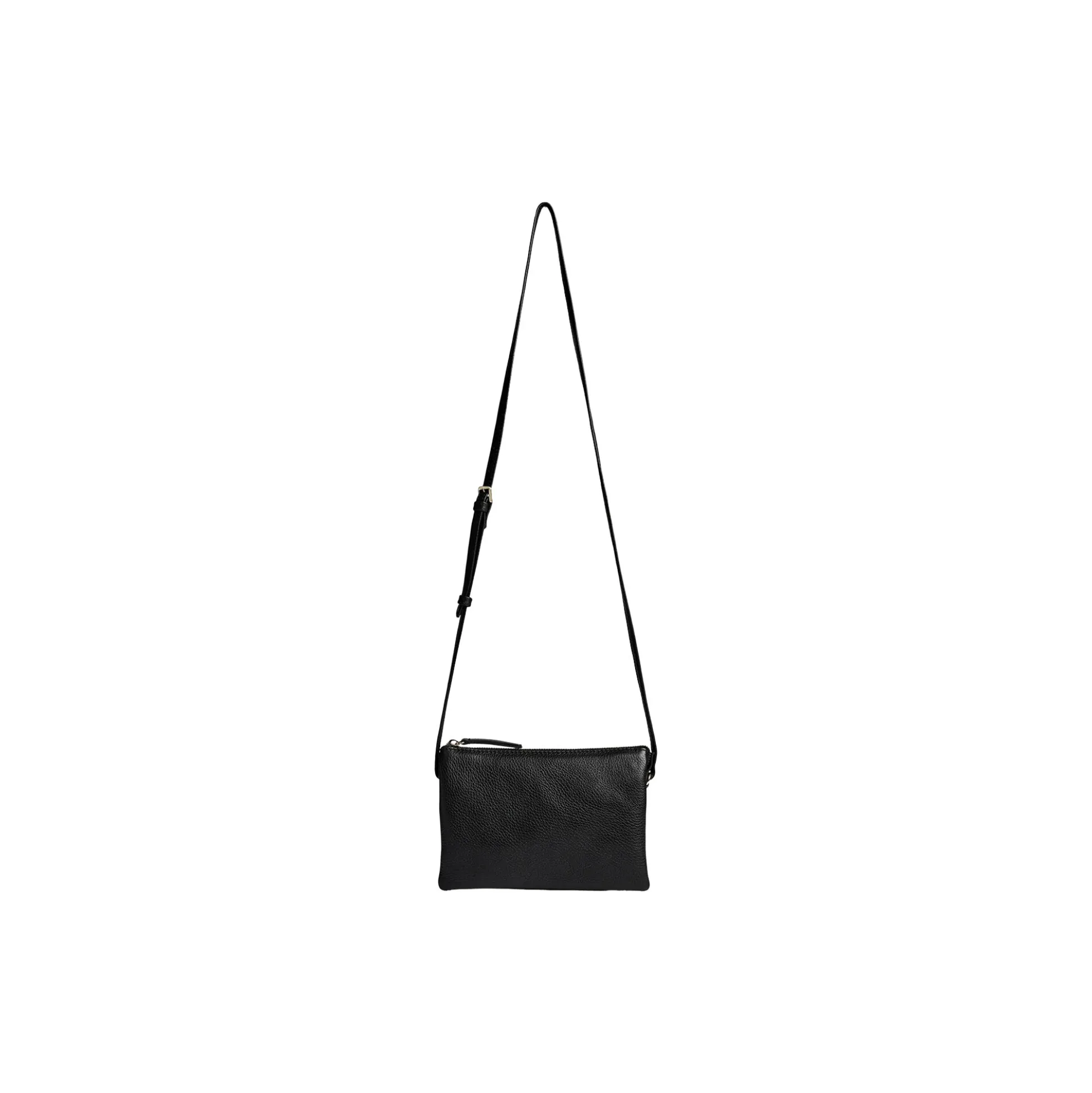 VeraMBG Crossbody Bag Grain, black w/gold