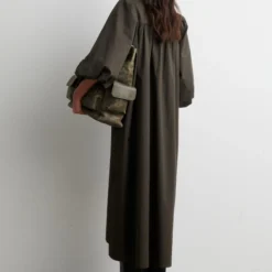 Viana Dress, black olive