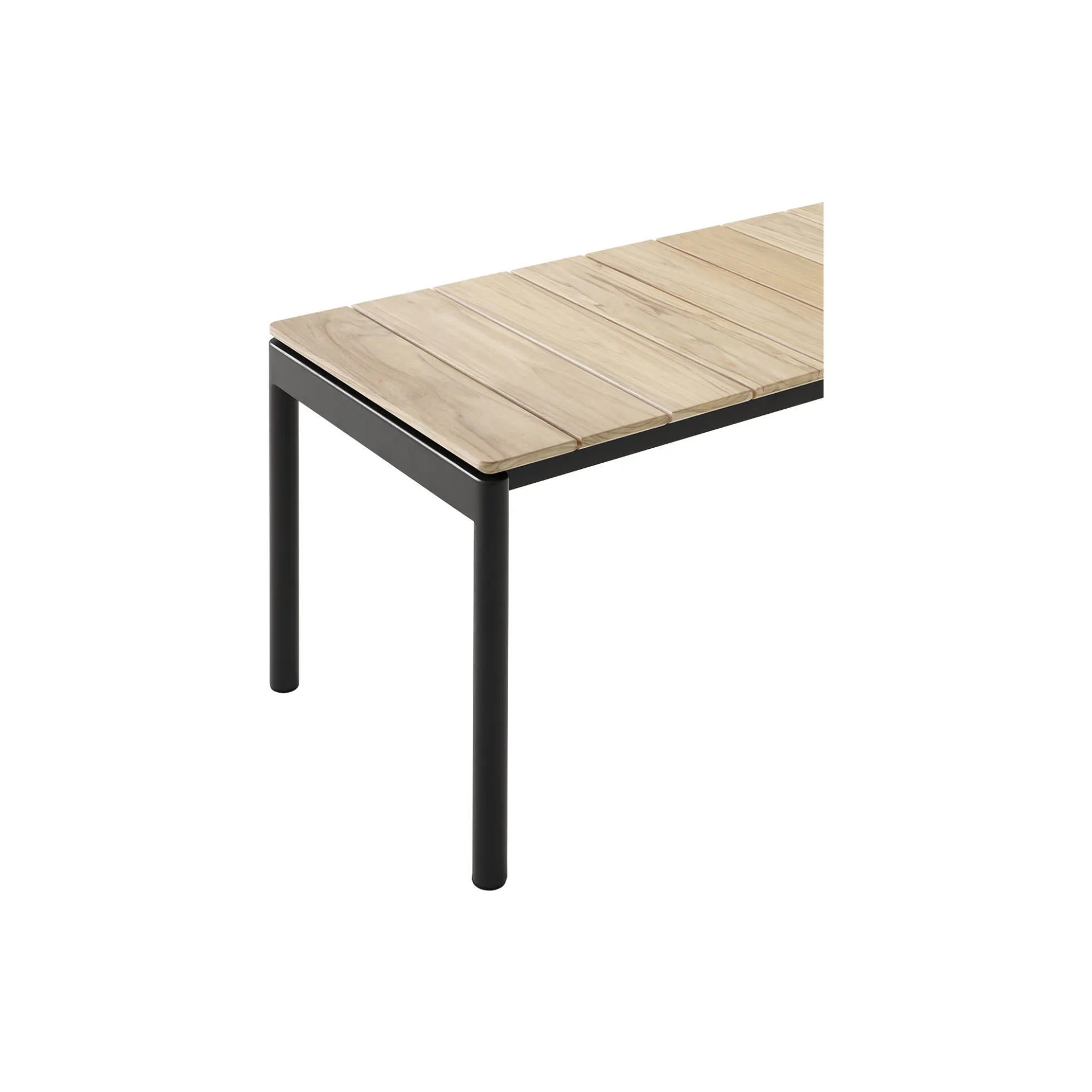 Ville AV27 Outdoor Bench, warm black