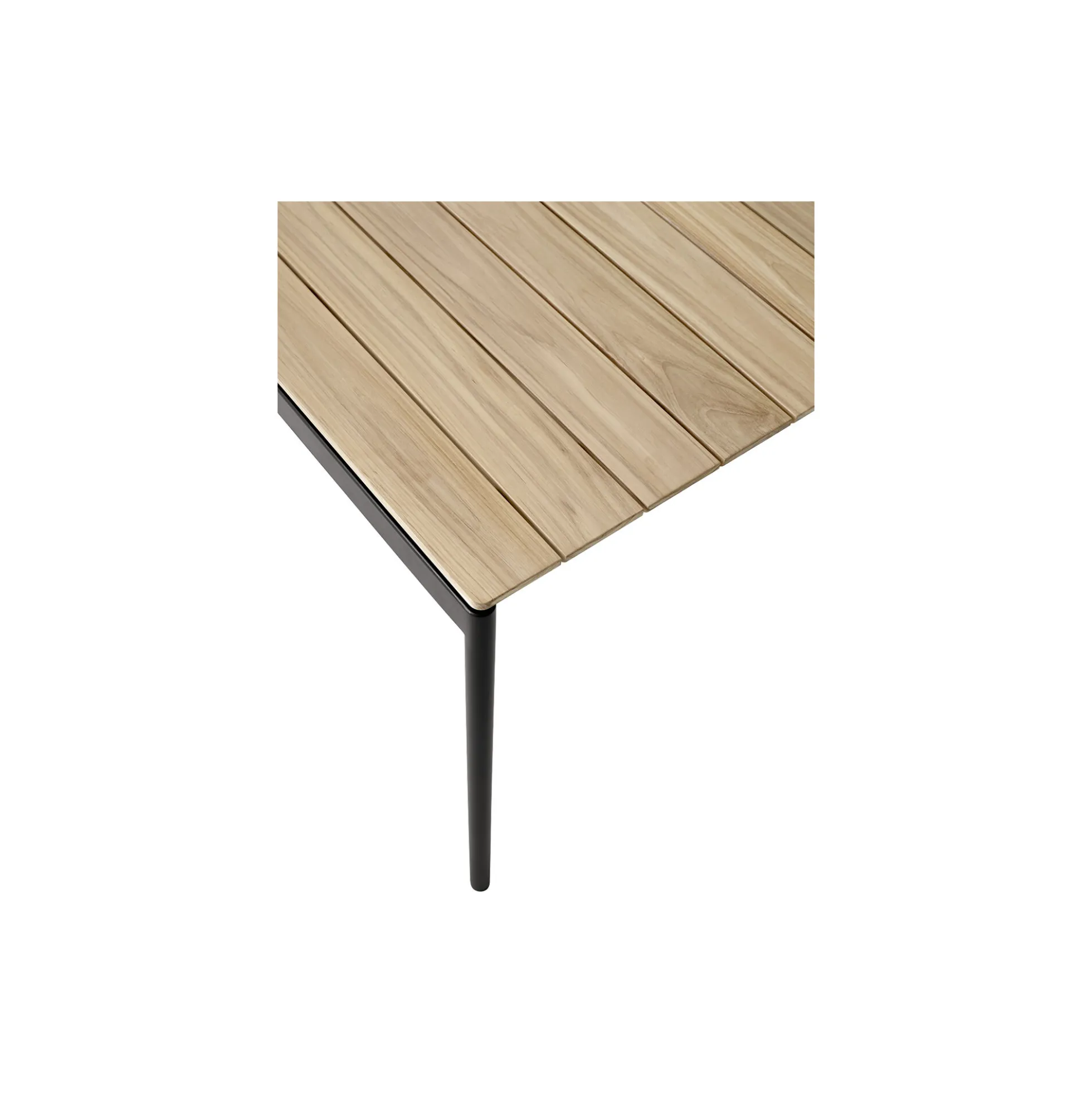 Ville AV26 Outdoor Dining Table, warm black
