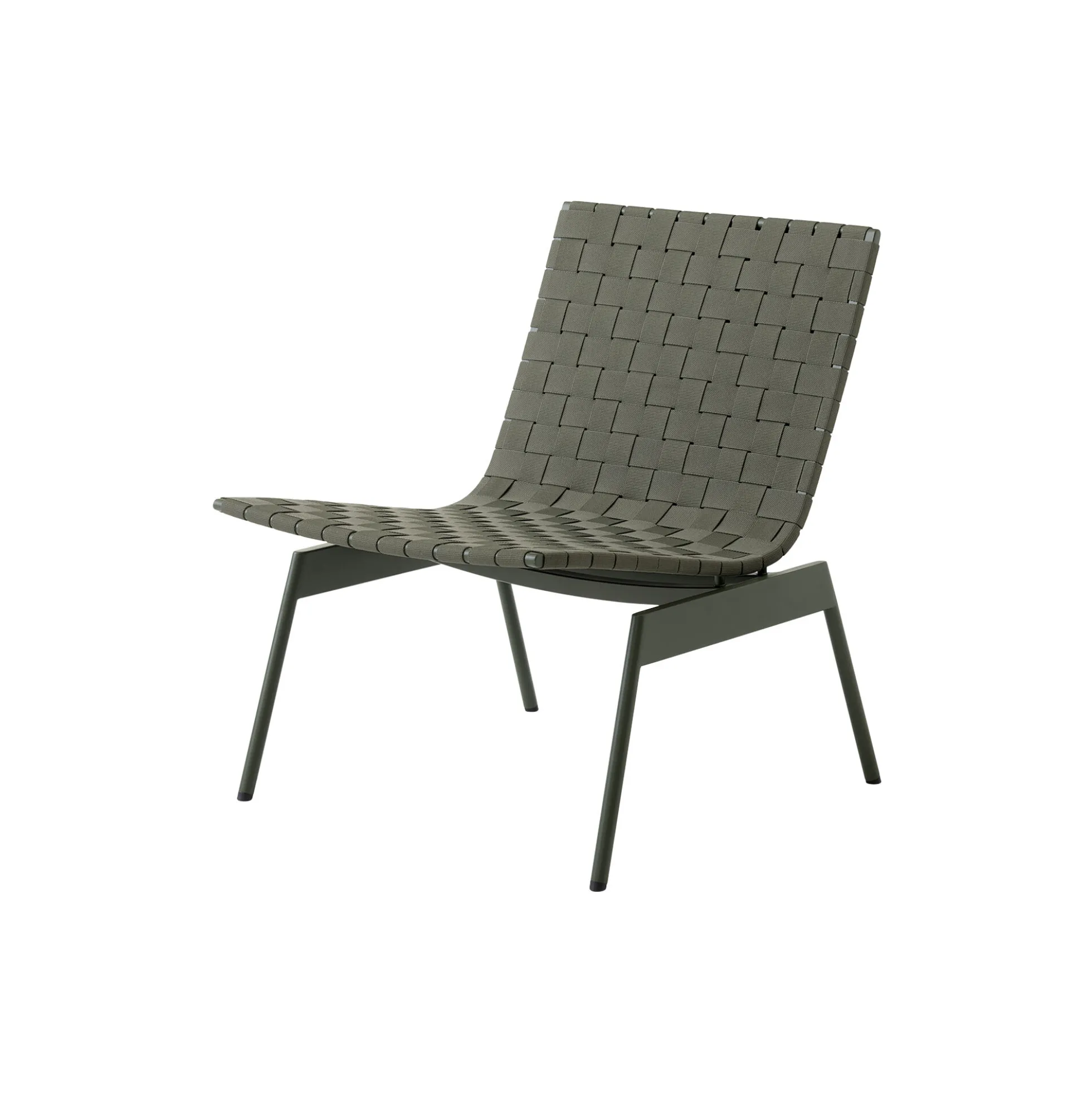 Ville AV44 Outdoor Lounge Stool, bronze green