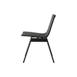 Ville AV33 Outdoor Side Chair, warm black