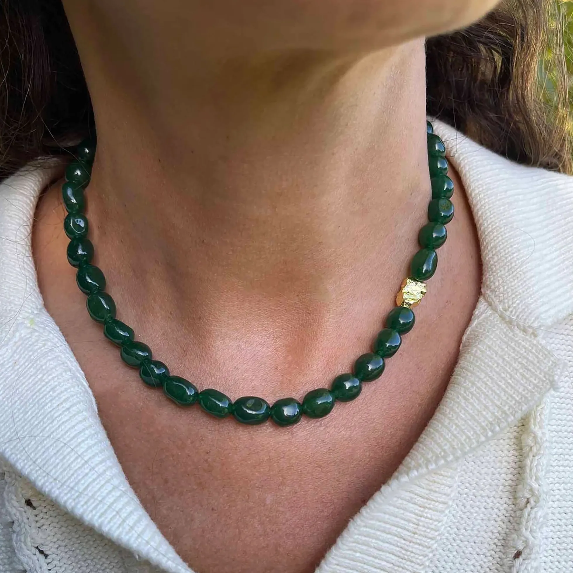 Vilma Halskæde, green