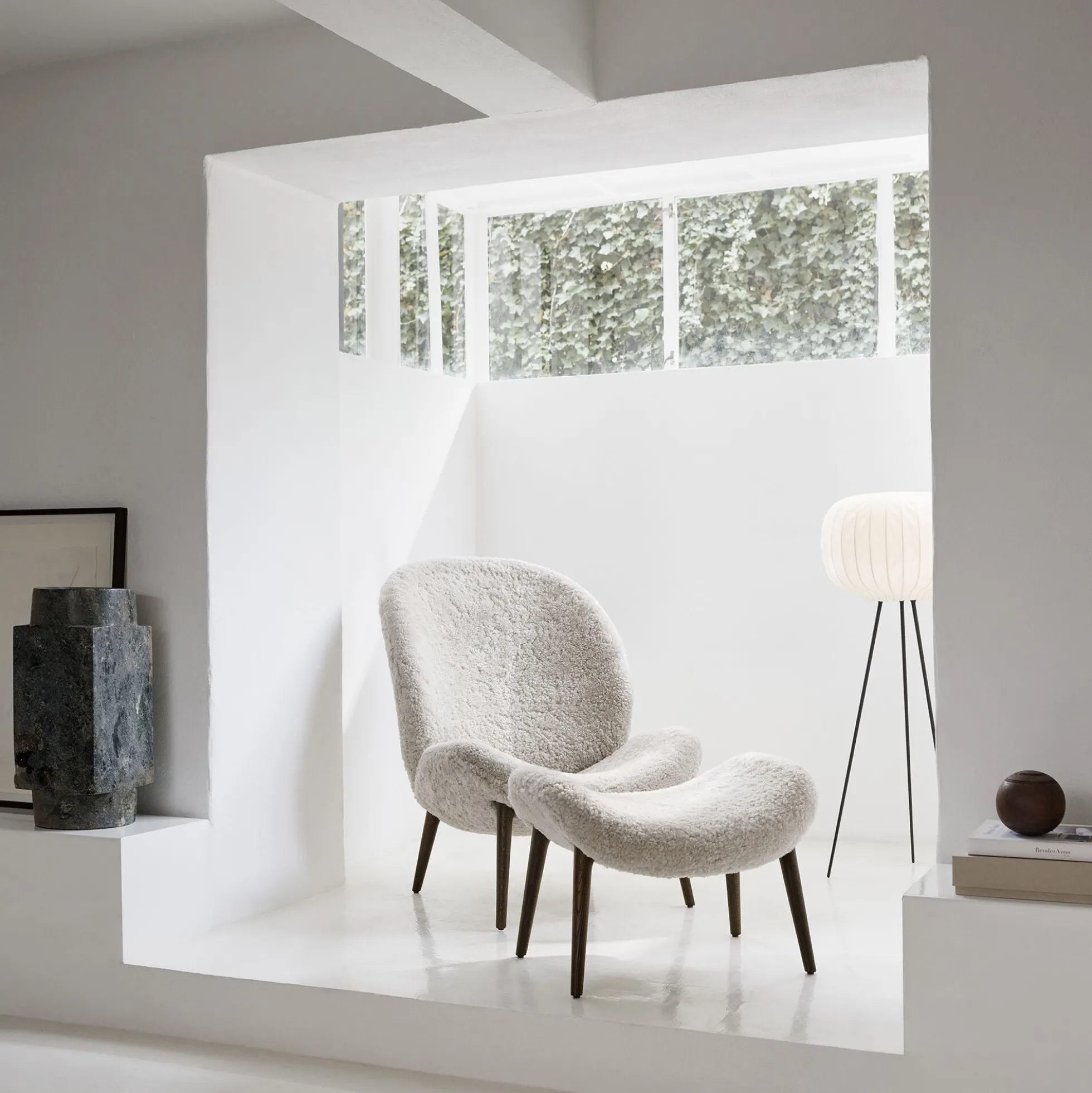 VIPP466 Lodge lænestol, off-white
