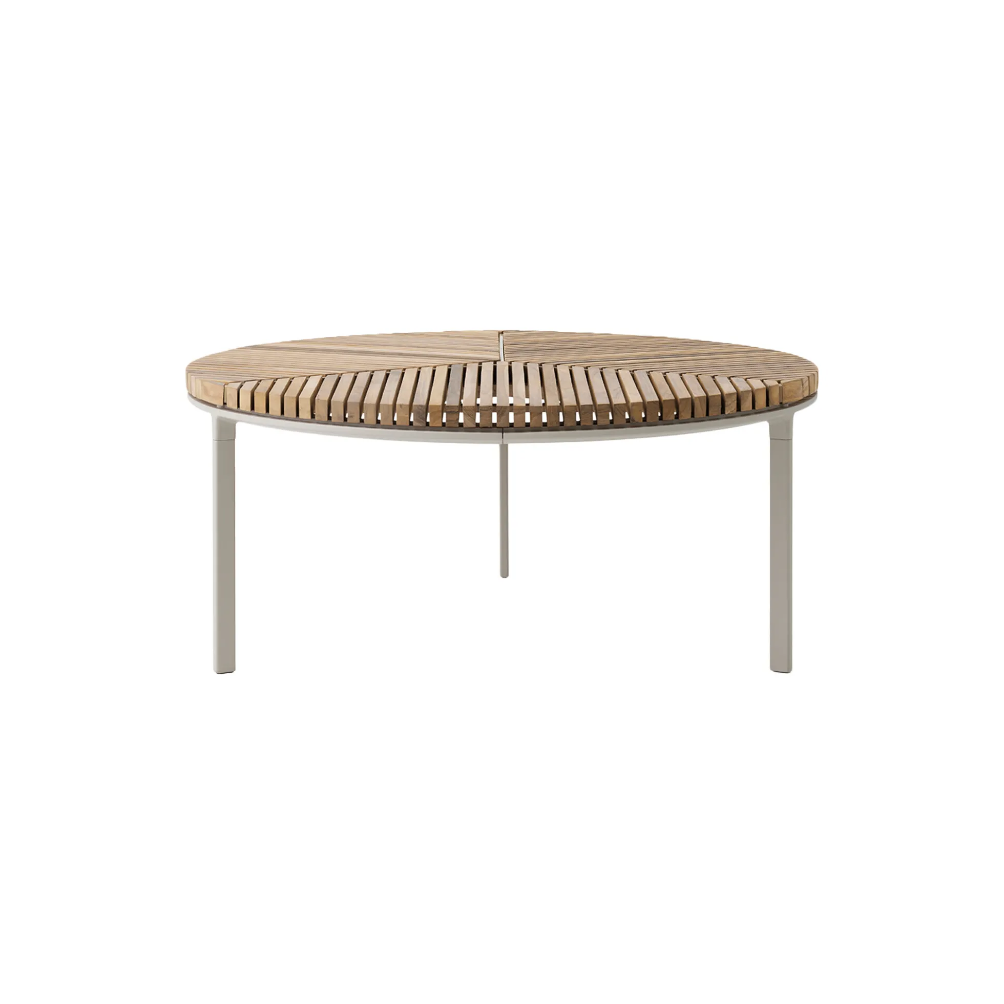 VIPP716 Open-Air Coffee Table, teak/light grey
