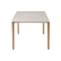 Vipp718 Open-Air Table, teak/light grey