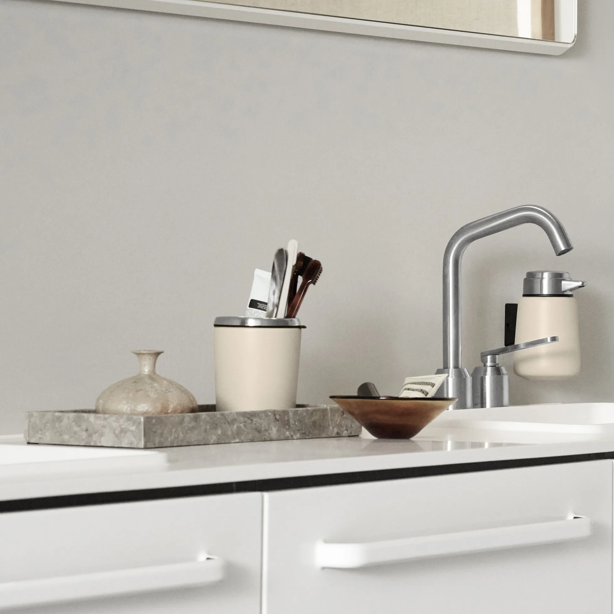 VIPP9W sæbedispenser, beige